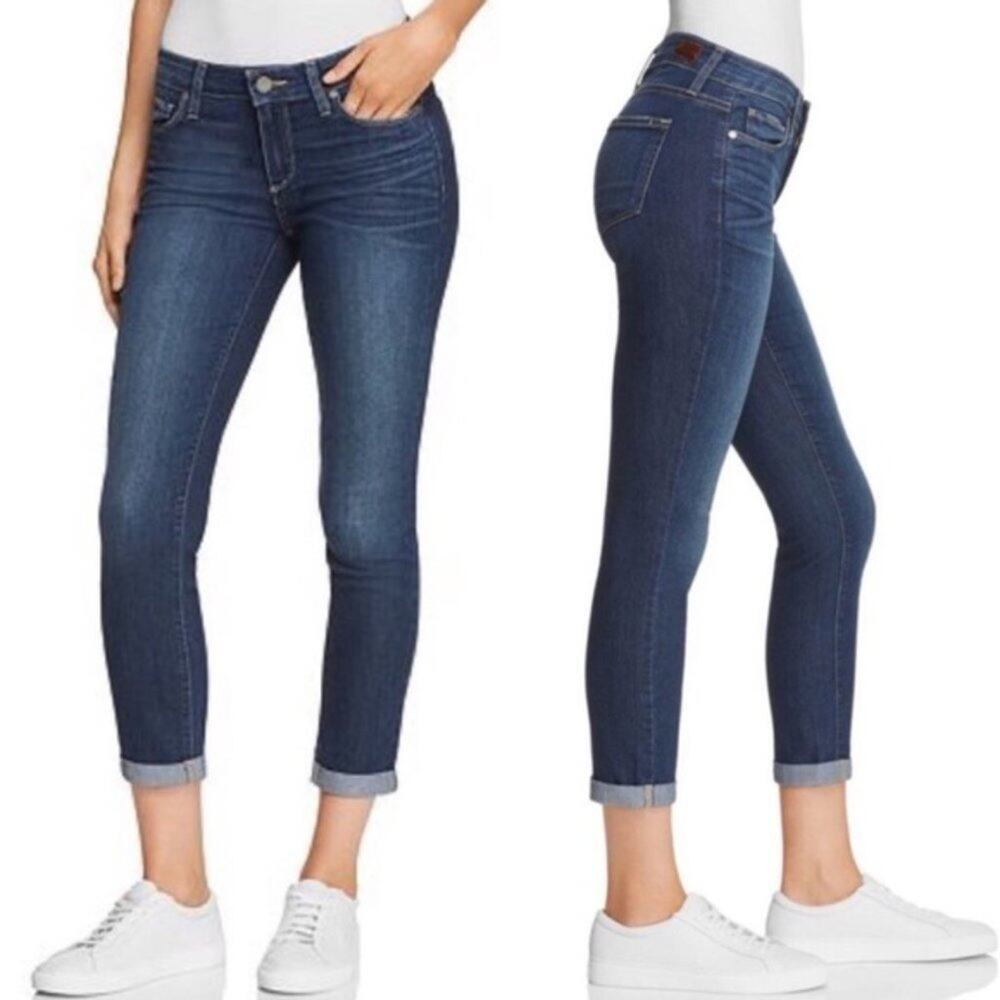 PAIGE Kylie Cuffed Crop Skinny Jeans 26